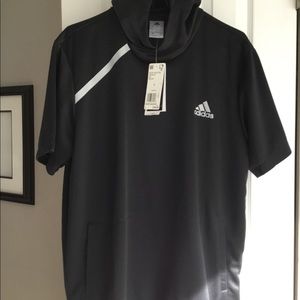 Men’s Adidas short sleeve hoodie